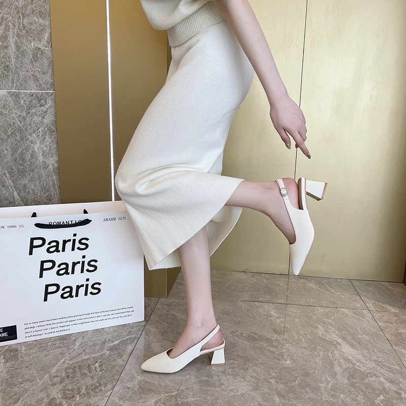 紫幻超高跟玲珑加肥宽女鞋包头后