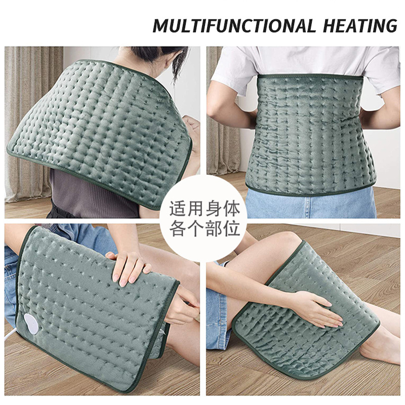 电加热智能理疗毯发热毛毯Heatingpad人体加热垫亚马逊电热毯