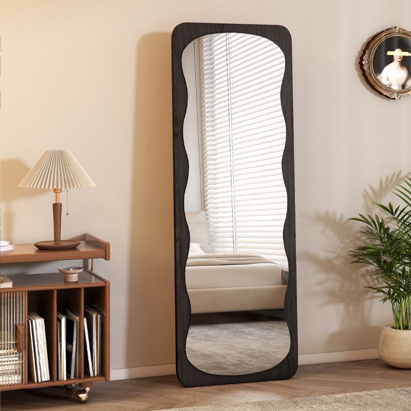 中古波浪全身镜挂墙穿衣镜诧寂风