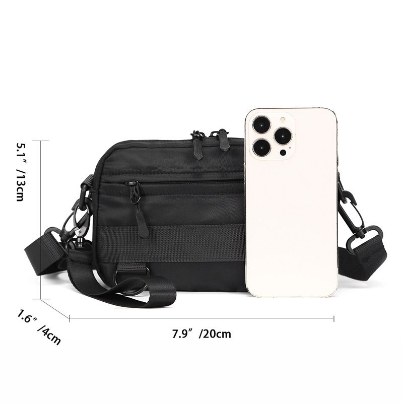 斜挎包男士潮牌休闲百搭简约街头