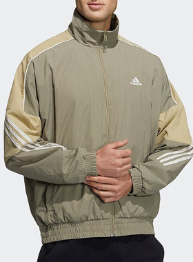 正品ADIDAS(阿迪达斯)M SI WOV JKT男子跑步训练休闲外套GT6357