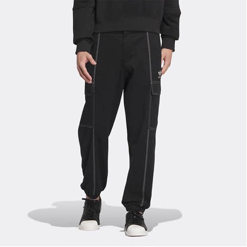 正品阿迪达斯PF WV PANT M三叶草男士宽松梭织运动束脚裤HY7269