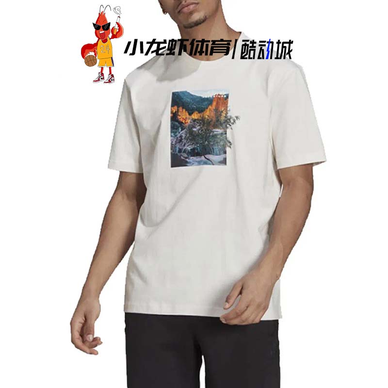 正品阿迪达斯三叶草LDSP TEE运动舒适透气男士休闲短袖T桖H09065