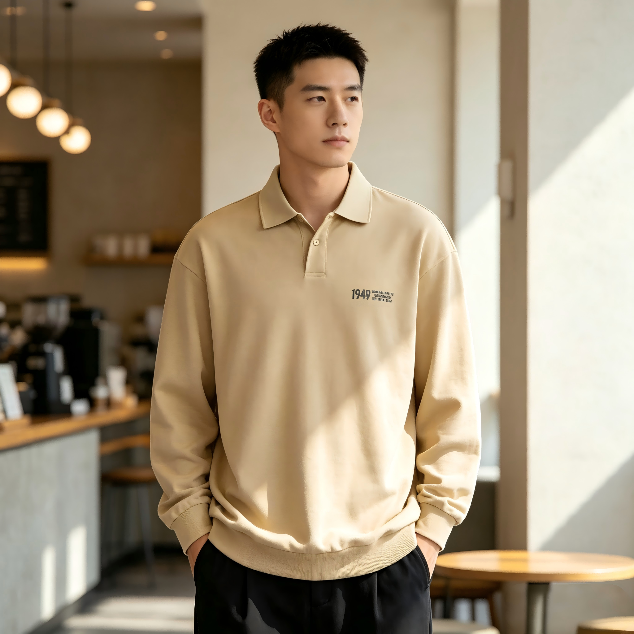 正品ADIDAS(阿迪达斯)VERBIAGE POLO男子休闲舒适运动服IK3508