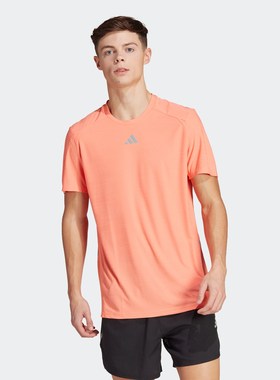 正品阿迪达斯 X-CITY HEAT TEE男子运动休闲短袖T恤IB7381