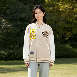 【换季】阿迪达斯女子保暖棒球服夹克纽扣梭织外套IN1081