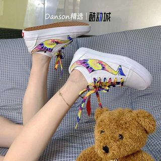 范斯VANS Old Skool女鞋低帮经典款休闲帆布鞋滑板鞋VN0A4U3B2PD