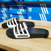 FZ2852 SHOWER男女运动休闲休闲沙滩凉拖鞋 正品 阿迪达斯ADILETTE