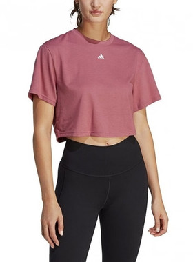 正品ADIDAS(阿迪达斯)ST T女子舒适透气跑步训练运动T恤IB8563