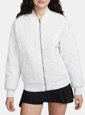正品耐克AS W NSW NIKE VRSTY BMBR JKT女子运动外套DV7877-025