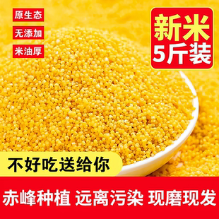 赤峰黄小米2025年新米敖汉小米五谷杂粮糯小米农家黄小米当季新粮