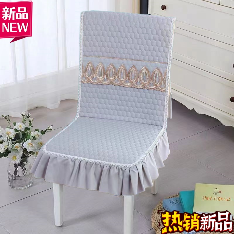 椅子套餐椅套坐垫椅垫凳子套餐桌布艺弹力连体家用简约一体套装