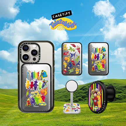 CASETiFY联名天线宝宝Teletubbies磁吸式充电宝/2合1座/器适用苹果手机MagSafe兼容创意防滑盘个性行充车载用
