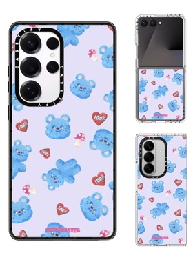 现货CASETiFY艺术家Slowcoaster软萌Soda熊手机壳适用samsung三星S25/24Ultra+Z Flip/Fold7/6/5磁吸保护套潮