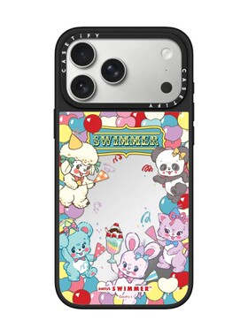 现货CASETiFY元气庆典SWIMMER手机壳适用苹果iPhone17ProMax/Air/16/15/14/13Plus镜面磁吸保护套卡通可爱潮
