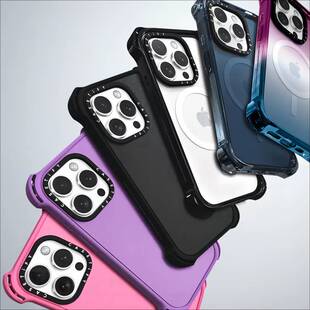 CASETiFY新款磁吸MagSafe兼容超强韧防摔框适用苹果iPhone15 pro max手机壳14/13时尚潮牌个性四角凸起保护套