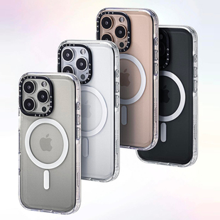 现货CASETiFY纯透明适用苹果iPhone17ProMax磁吸Air手机壳magsafe简约16/15/14不易发黄13防摔保护套可写名字