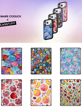 CASETiFY艺术家Ann Marie Coolick平板电脑保护套适用苹果iPad10.9Pro13/12.9/11寸Air4/5代M2/3/4壳mini6潮