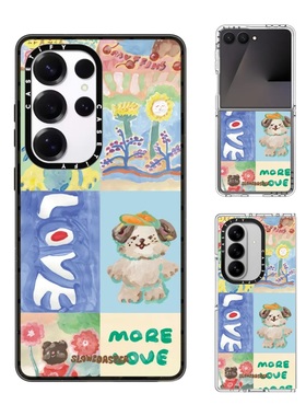 现货CASETiFY艺术家Slowcoaster爱与生命手机壳适用samsung三星S25/S24Ultra+Z Flip/Fold7/6/5磁吸保护套潮