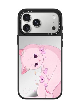 现货CASETiFY艺术家Kiera Won如星坠落手机壳适用苹果iPhone17ProMax/Air/16/15/14/13/Plus镜面磁吸保护套萌