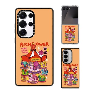 现货CASETiFY有钱花RICH FLOWER马祝福气手机壳适用samsung三星S25/24Ultra+Z Flip/Fold7/6/5磁吸保护套潮牌