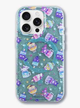 Sonix新款三丽鸥联名hello kitty朋友冷冻零食适用苹果iPhone16ProMax磁吸手机壳15卡通可爱闪粉防摔保护套潮