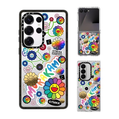 太阳花贴纸CASETiFY三星手机壳潮