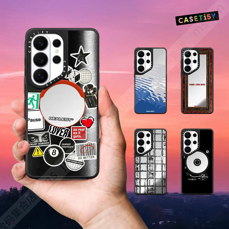 现货CASETiFY艺术家Realest Intentions手机壳适用samsung三星S26/25/24+Ultra磁吸保护套防摔时尚个性流潮牌