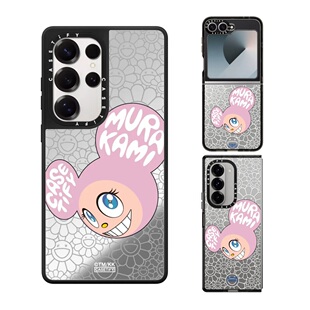 S24Ultra THEN粉红色手机壳适用samsung三星S25 AND 5保护套潮 Flip Fold6 现货CASETiFY联名村上隆MR.DOB