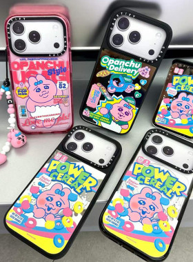 现货CASETiFY联名Opanchu Usagi裤裤兔适用苹果iPhone17ProMax磁吸手机壳16/15/14/13可爱萌系限量保护套潮牌