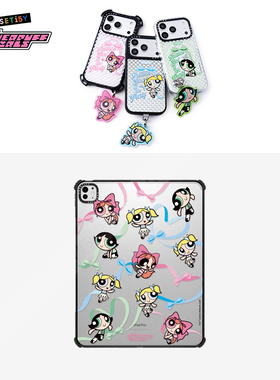CASETiFY联名飞天小女警丝带平板电脑保护套适用苹果iPad10.9Pro13/12.9/11寸Air4/5代M2/3/4壳mini6卡通潮牌