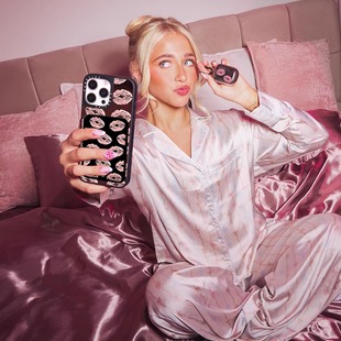 现货CASETiFY艺术家Ami Charlize唇印手机壳适用苹果iPhone17ProMax/Air/16/15/14/13Plus镜面磁吸保护套潮牌