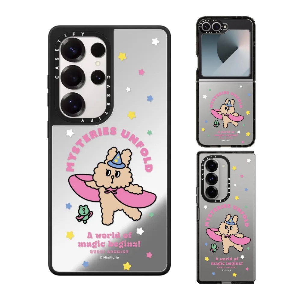 现货CASETiFY艺术家Bunni Konbiny神奇的珍妮手机壳适用samsung三星S25/24Ultra+Z Flip/Fold6/5磁吸保护套萌