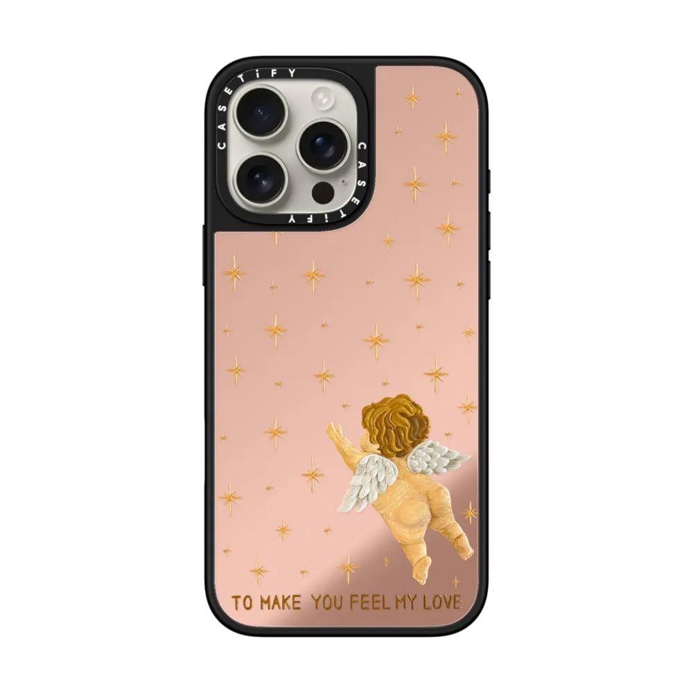 现货CASETiFY联名艺术家Emma Kang感受我的爱适用苹果iPhone16ProMax镜面磁吸手机壳15/14/13/12/Plus/Mini潮