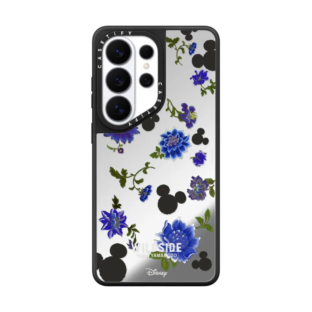 WILDSIDE迪士尼特别版CASETiFY米老鼠和蓝花图手机壳适用samsung三星S26/25/24Ultra+镜面磁吸保护套防摔潮牌