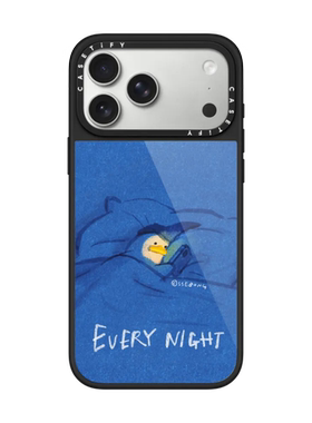 现货CASETiFY艺术家SSEBONG躺平鸭每夜手机壳适用苹果iPhone17ProMax/16/15/14/13Plus磁吸Air保护套防摔潮牌