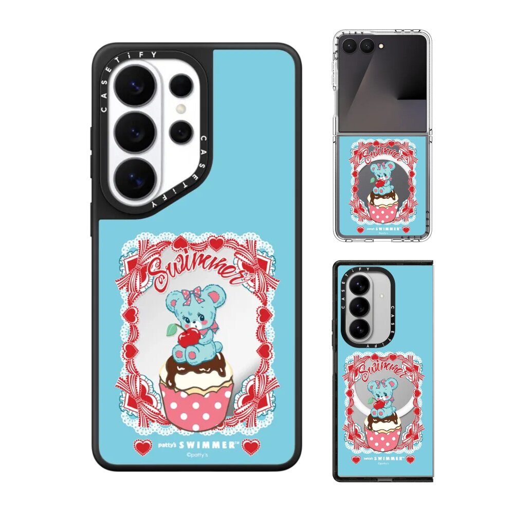 CASETiFYS现货WIMMER害羞小熊Huglly手机壳适用samsung三星S26/25/24Ultra+Z Flip/Fold7/6磁吸保护套可爱潮