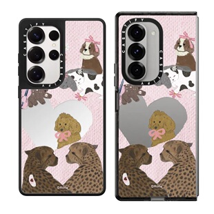 Fold6 5磁吸手机壳保护套动物治愈潮牌 S24Ultra 现货CASETiFY联名艺术家Roria豹豹猫猫适用samsung三星S25