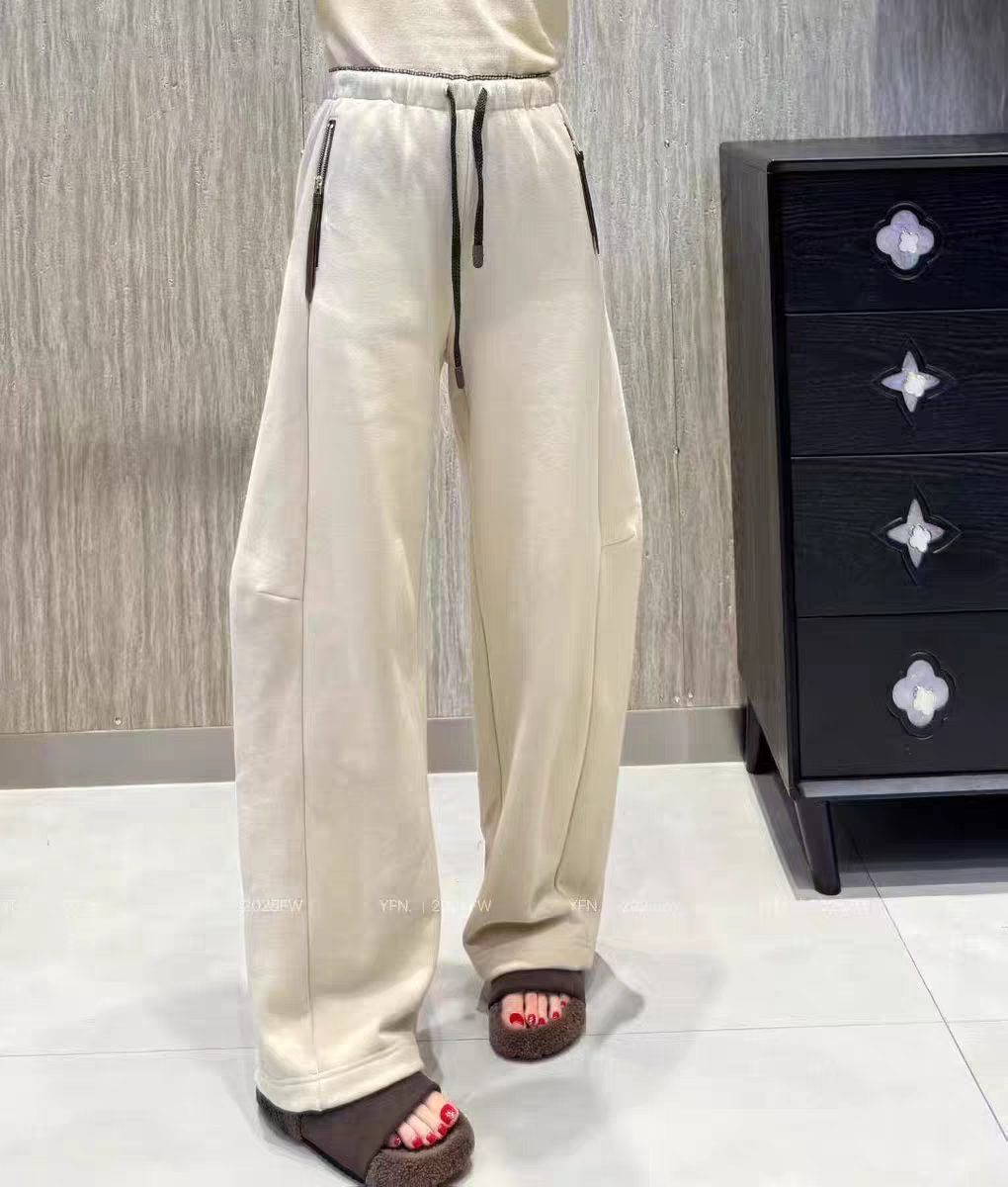 Lw5+8南油欧洲站2025冬新款欧韩加绒松紧腰抽绳工装阔腿休闲裤女,女装/女士精品,短外套,淘宝优惠券,粉丝福利购,淘宝优惠卷