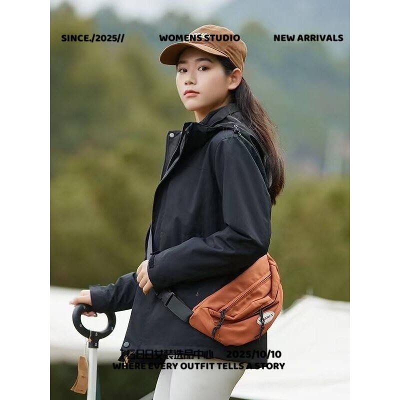 泉州犇潮服饰冲锋衣冲锋衣三合一可拆卸两件套男女款秋冬新款户外