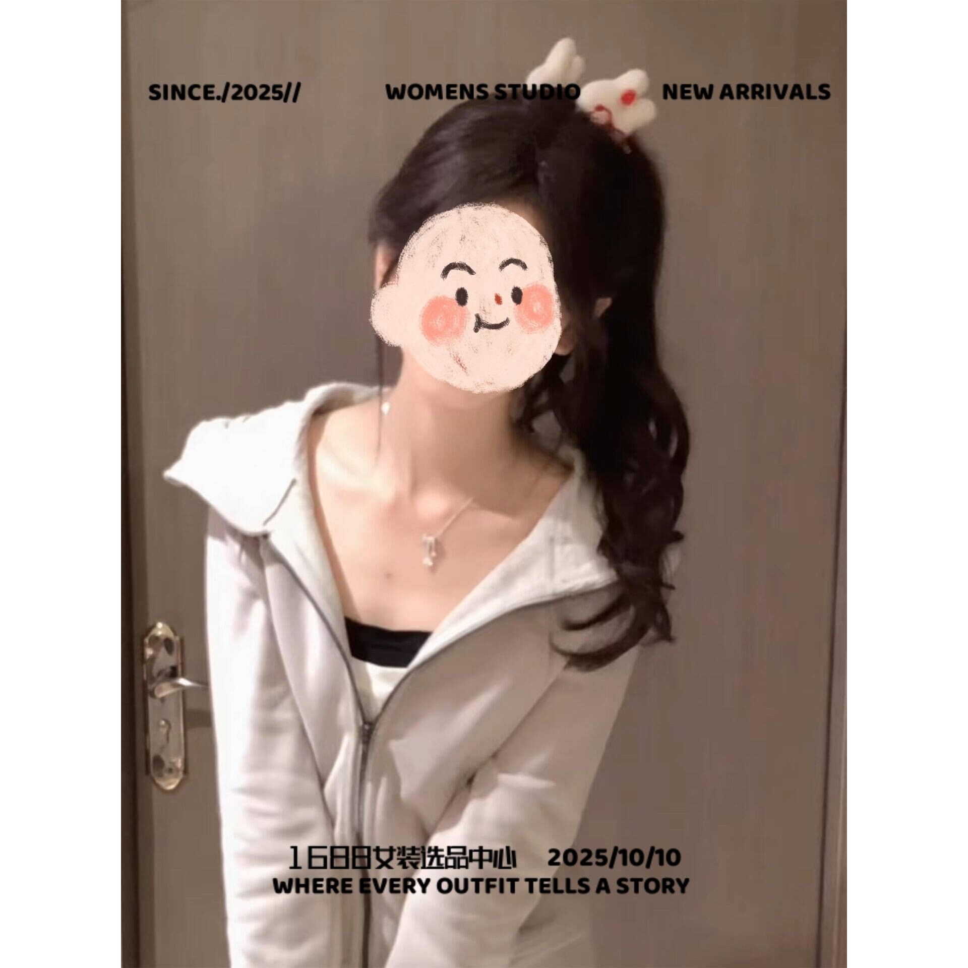 平湖厂家直销羽绒服加绒外套女款新款秋冬季小个子加厚连帽短款修