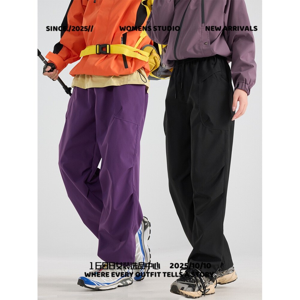 安第达仕服装可拆内胆软壳冲锋裤女秋冬季户外三合一防风防水男登