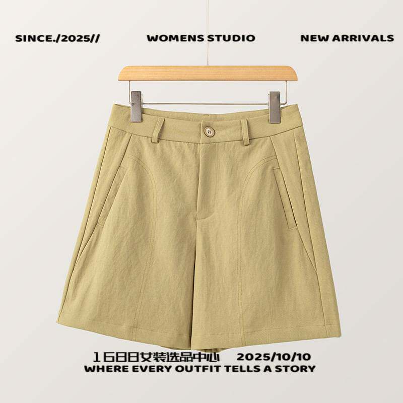 义乌市楠涛服饰字短裤女款夏季小个子裤子新款外穿夏天薄款休闲西