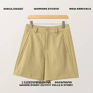义乌市楠涛服饰字短裤女款夏季小个子裤子新款外穿夏天薄款休闲西