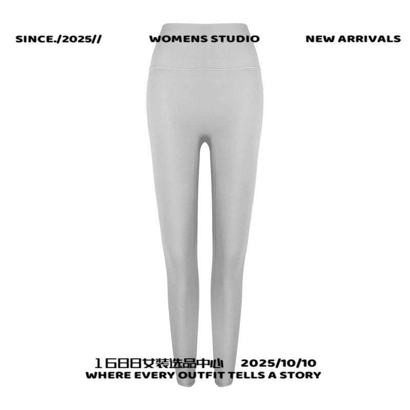 独登者服饰春款瑜伽服女高弹紧身收腰提臀瑜伽裤后口袋健身运动裤