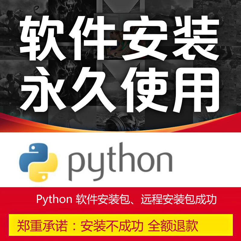 Python远程安装配置pycharm/anaconda软件安装包环境搭建pip库 商务/设计服务 商务服务 原图主图