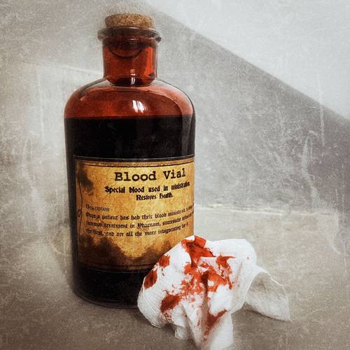 黑采血瓶游戏血源魂道具模型周边