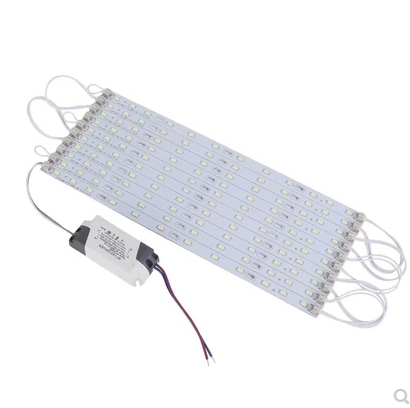 led吸顶灯灯条 改造家用客厅灯H灯管长条5730贴片光源48W节能灯芯