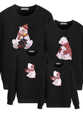 Ugly christmas hoodie family clothes men kids women sweaters