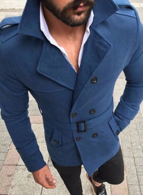 Casual Trench Coat For Men Jackets Overcoat Jacket Outwear